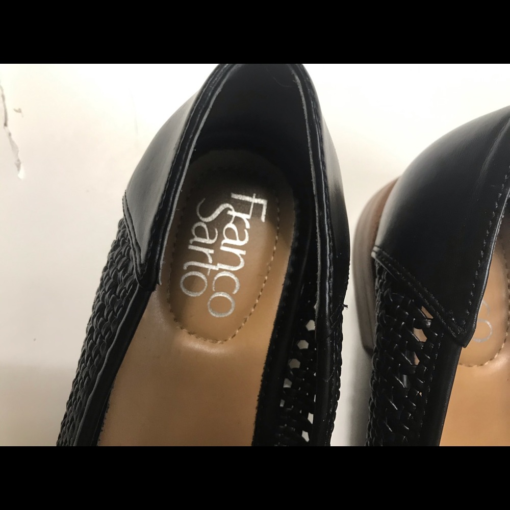 Franco Sarto Women’s Woven Black Loafers Size 7.5 - Picture 8 of 8